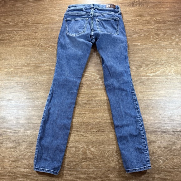 Hollister Women's Mid-Rise Super Skinny Jeans Blue Stretch Size 1R W25 L28 - Picture 11 of 11